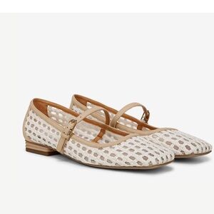 Franco Sarto Tinsley Woven Flats in Cream